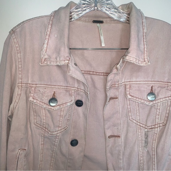 Free People Rumors Denim Jacket 6 - Picture 9 of 16